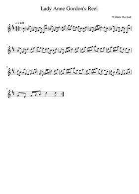 Lady Anne Gordon's Reel
