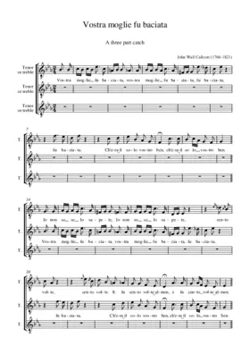 Vostra moglie fu baciata