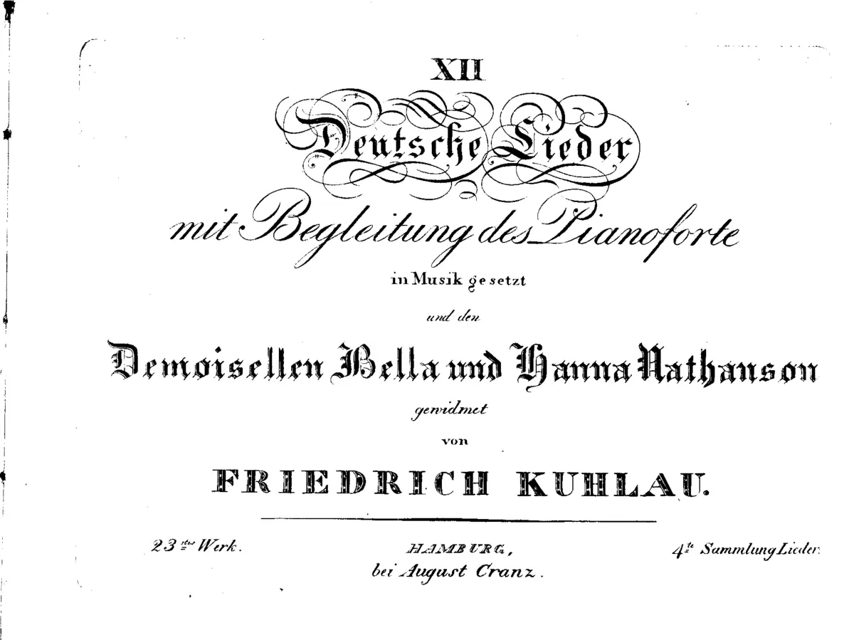 12 German Songs - Page 1