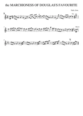 the MARCHIONESS OF DOUGLAS'S FAVOURITE