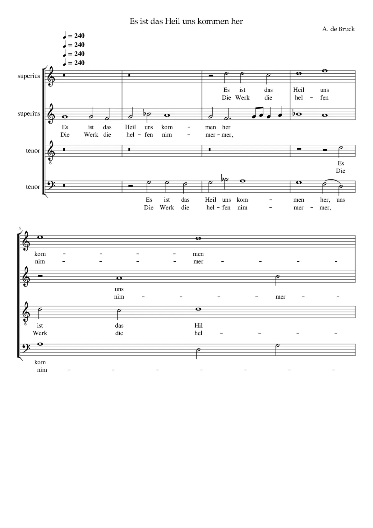 Es ist das Heil - Page 1