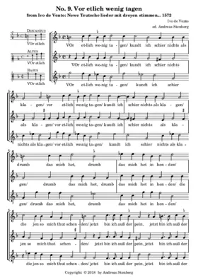 Vor etlich wenig tagen