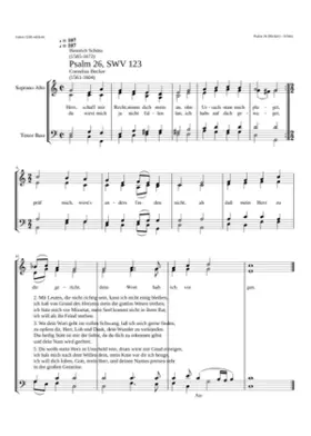 Herr schaff mir Recht nimm dich mein an SWV 123