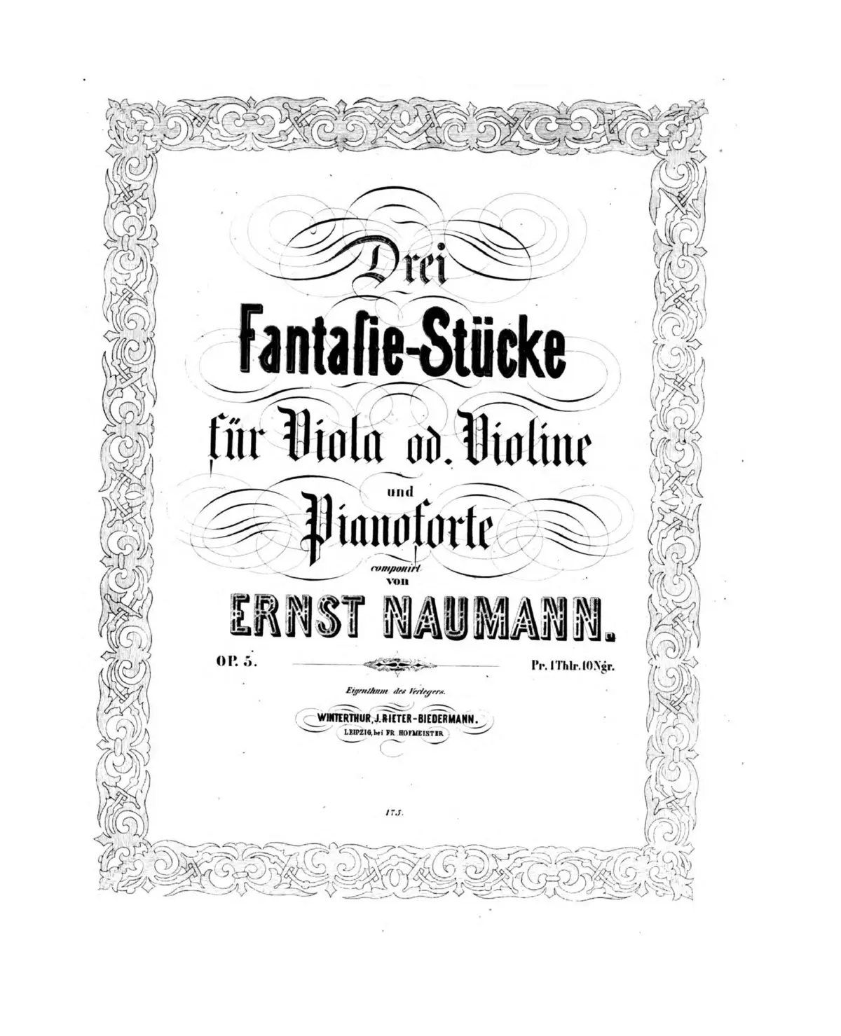 3 Fantasie-Stücke - Page 1