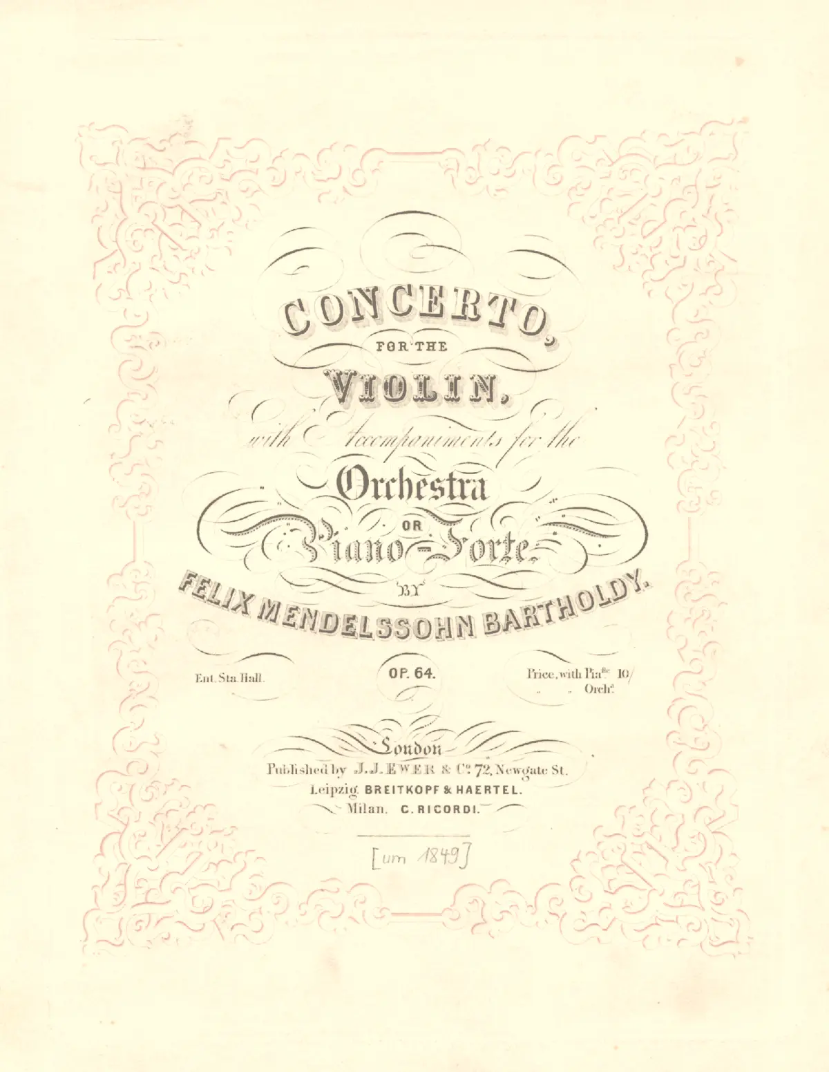 Violin Concerto - Page 1