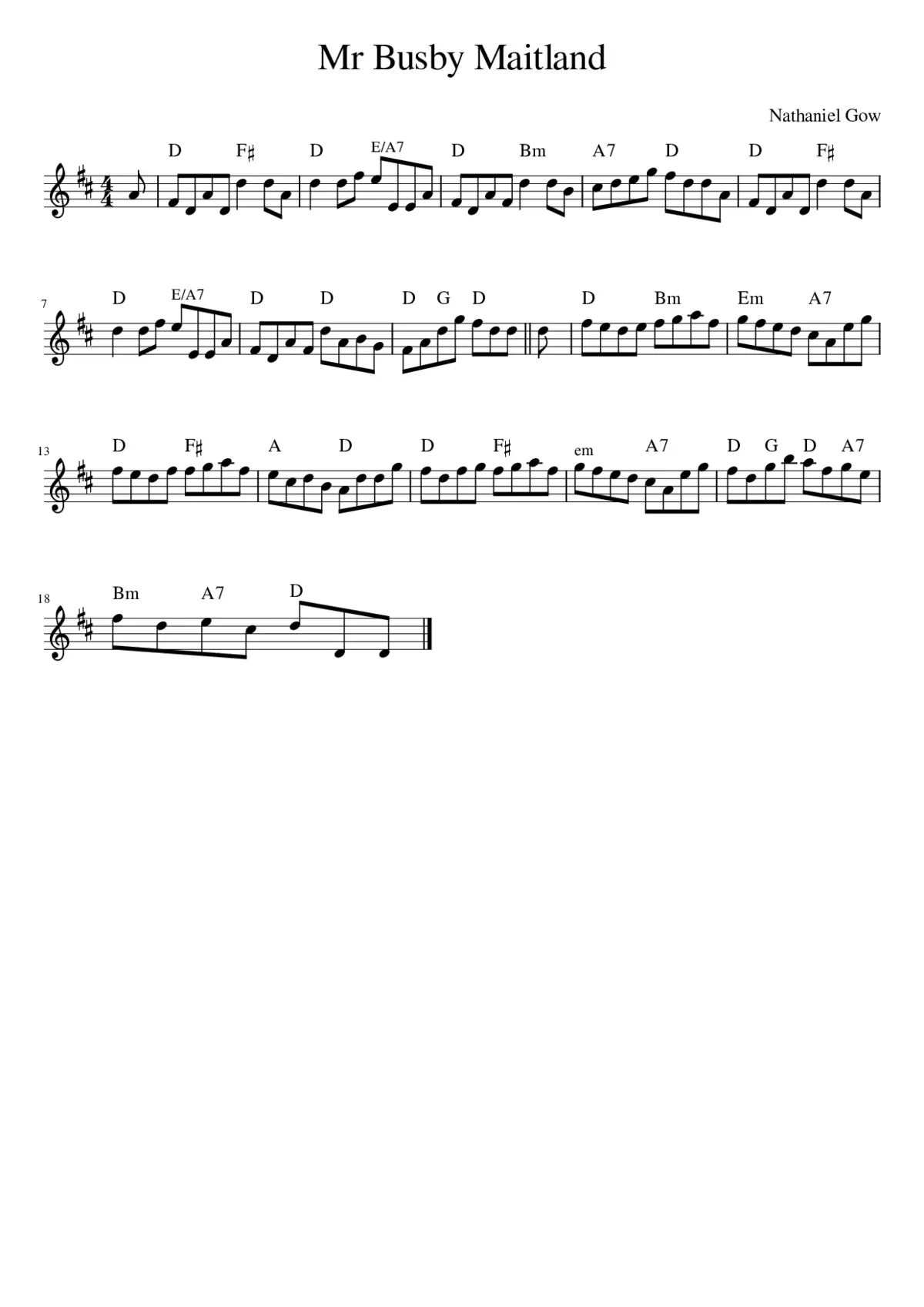 Mr Busby Maitland - Page 1