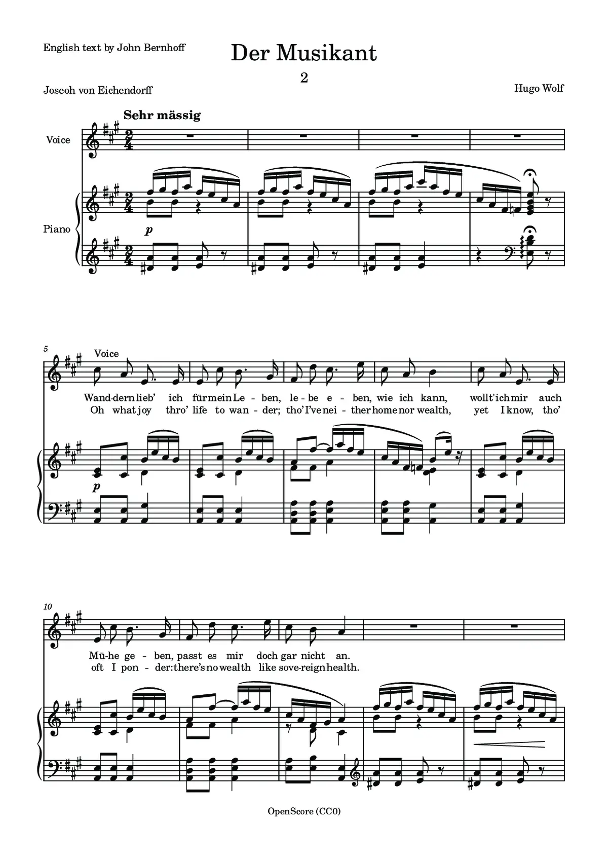 Der Musikant - Page 1