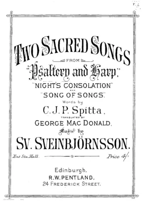 Two Sacred Songs from 'Psaltery and Harp'