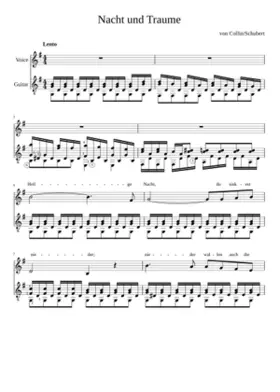 Nacht und Träume D.827