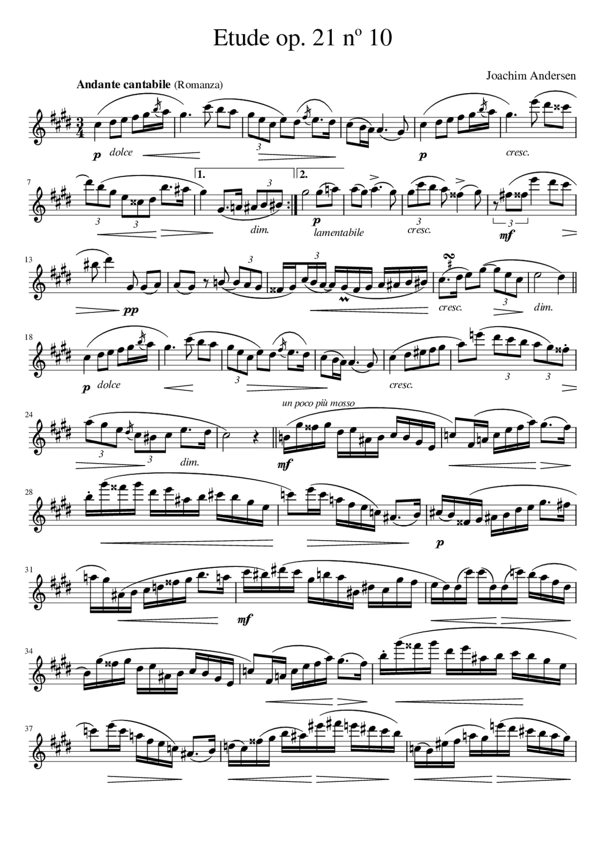 24 Studien op. 21 - Page 1