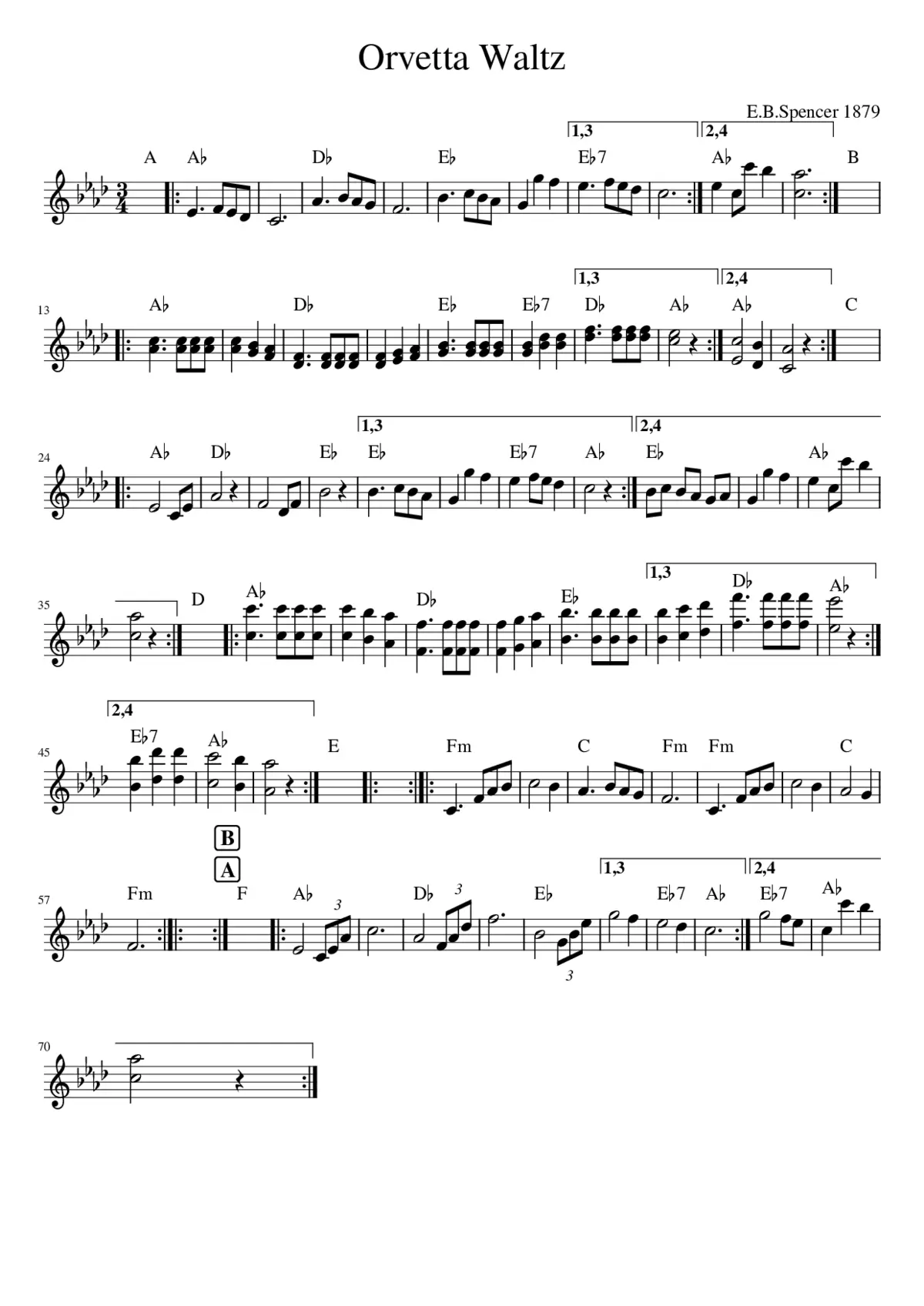 Orvetta Waltz - Page 1
