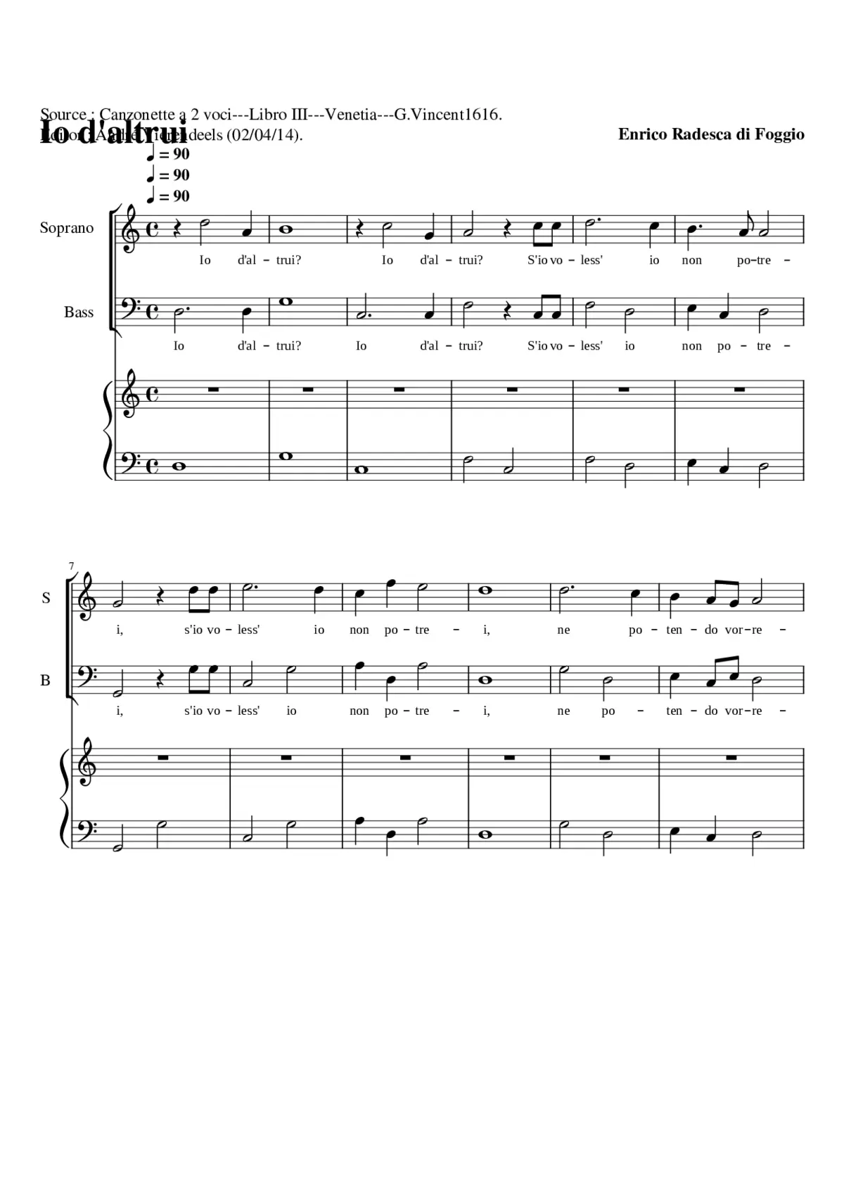 Io d'altrui - Page 1