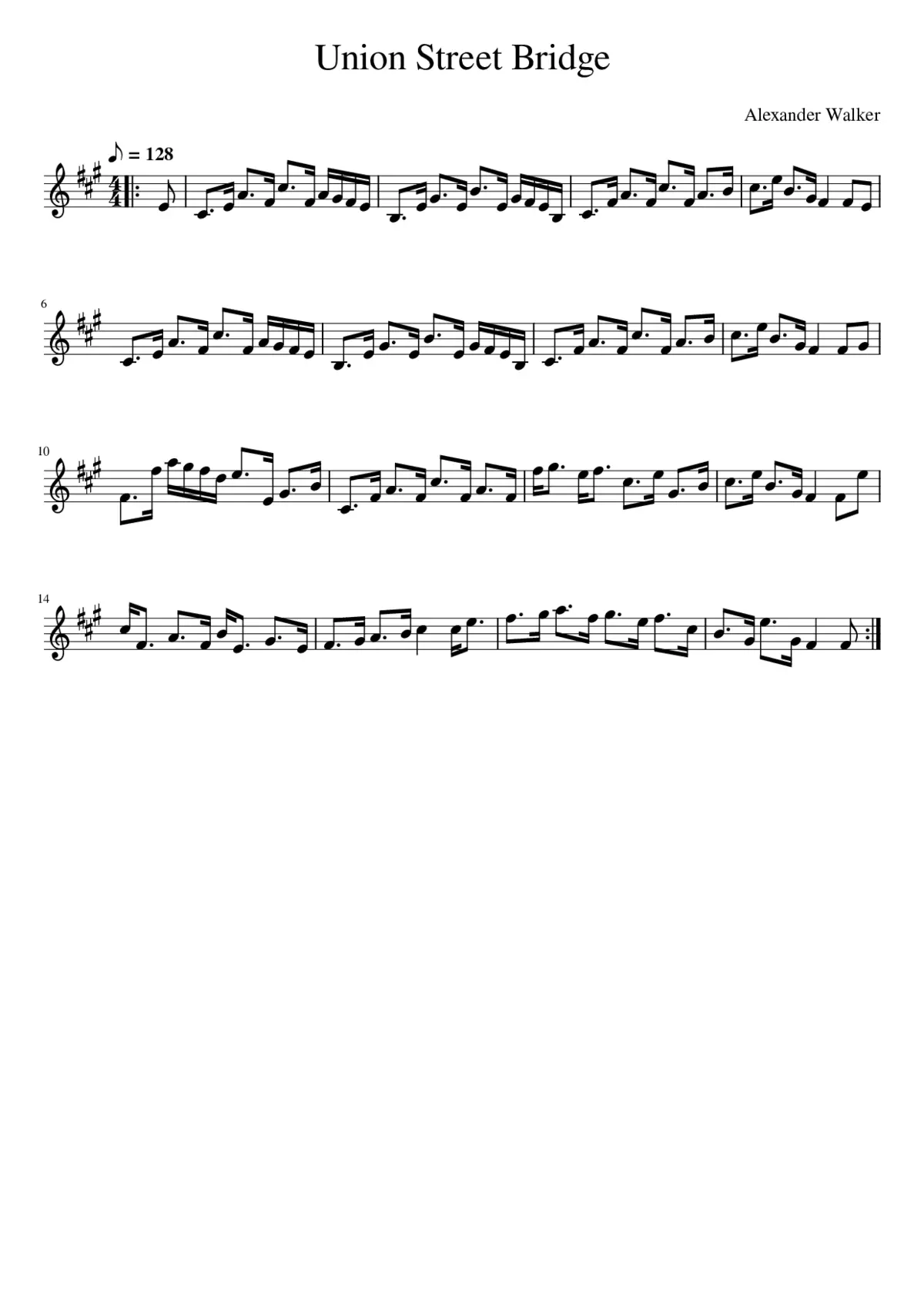 Union Street Bridge - Page 1