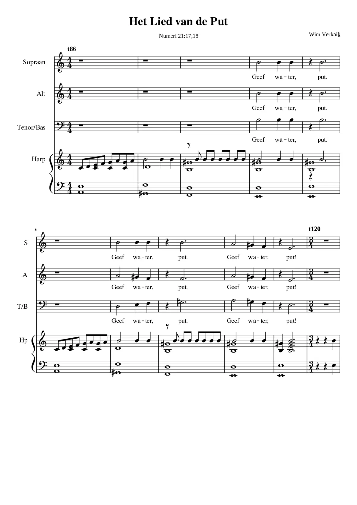 Het Lied van de Put - Page 1