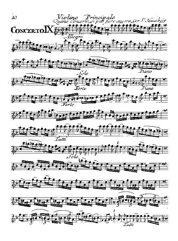 Oboe Concerto in D minor - Page 1