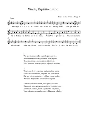 Vinde, Espírito divino