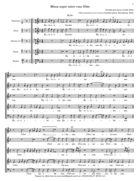 Missa Entre vous filles