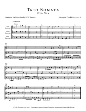 Trio Sonata in D major