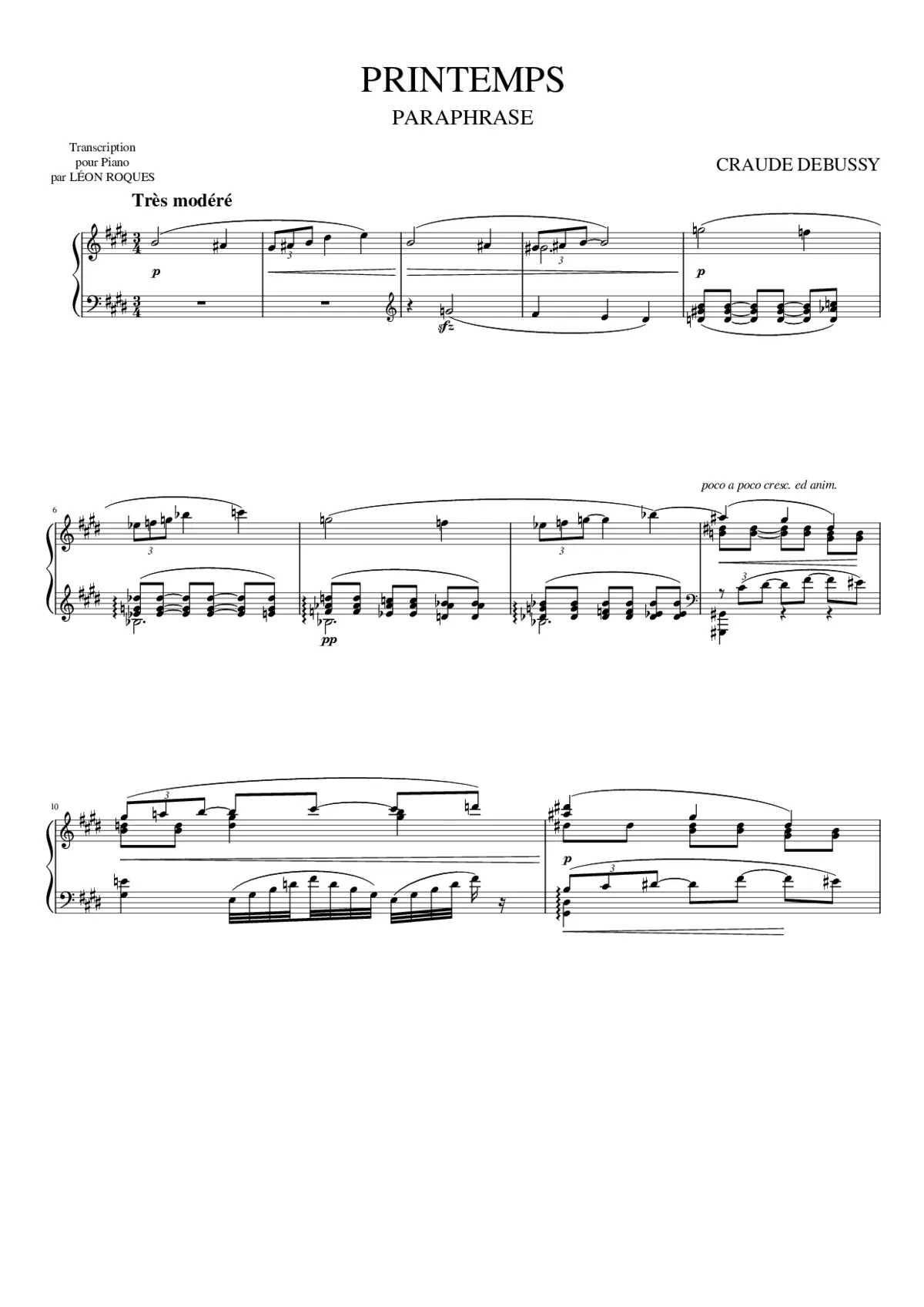 Printemps paraphrase - Page 1