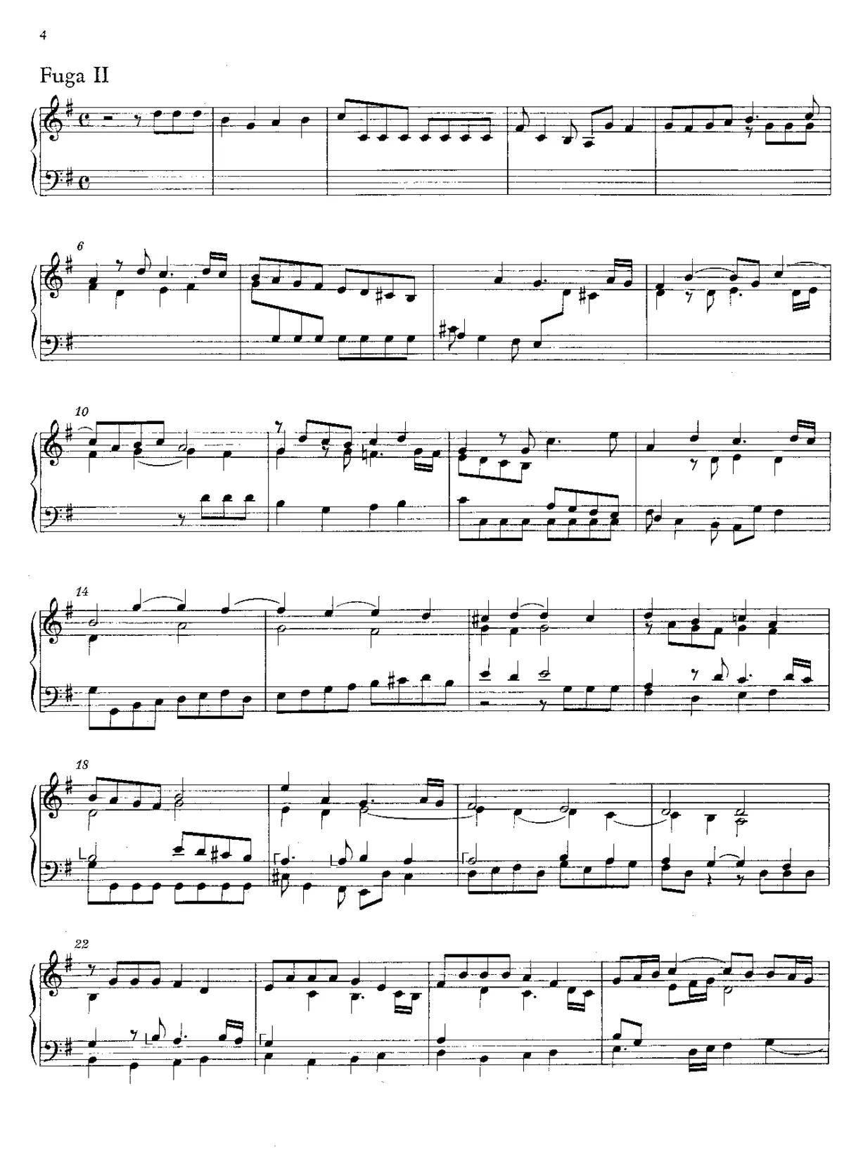 Fugue in G major - Page 1