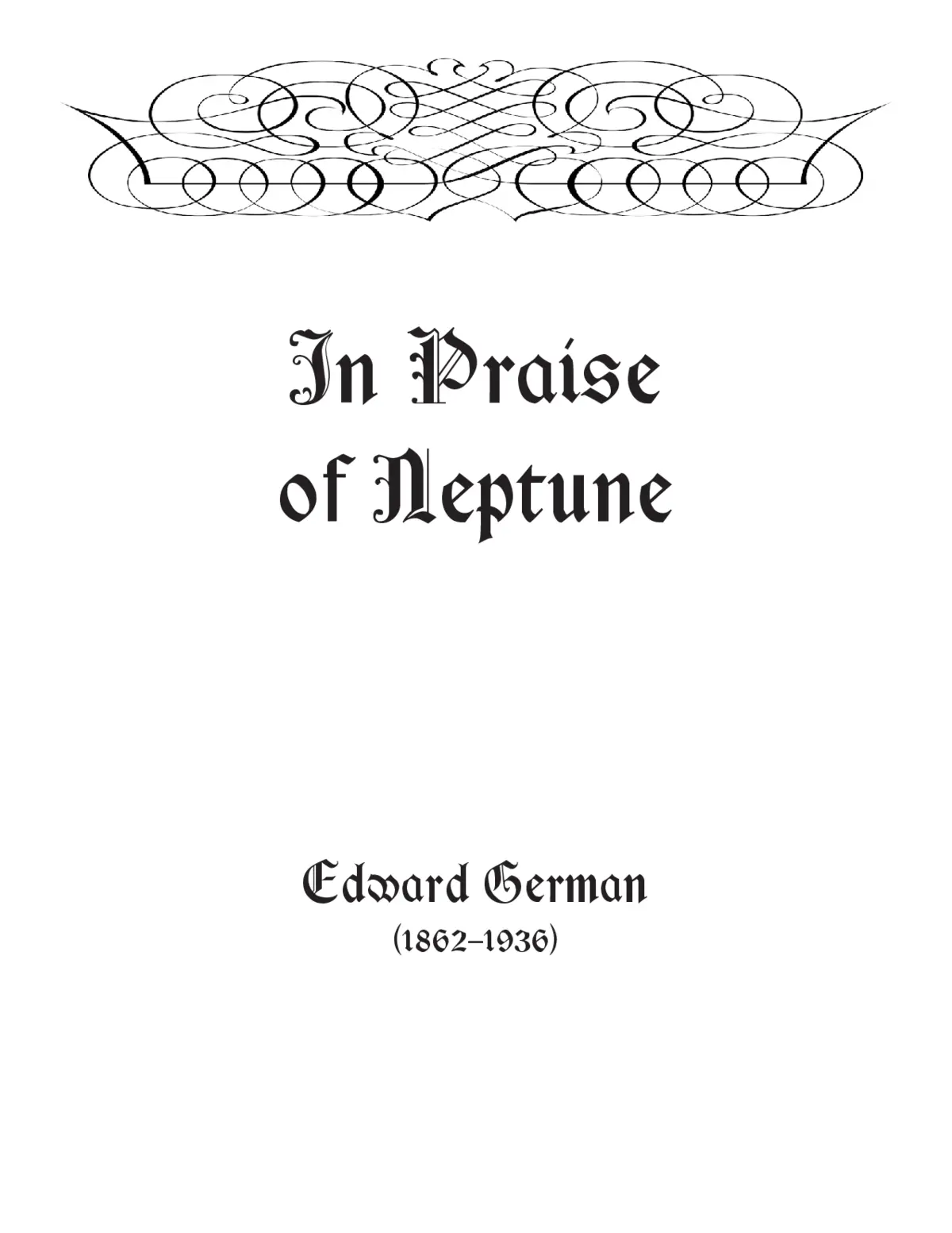 In Praise of Neptune - Page 1
