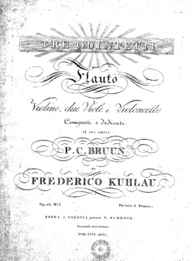 Flute Quintet in D major