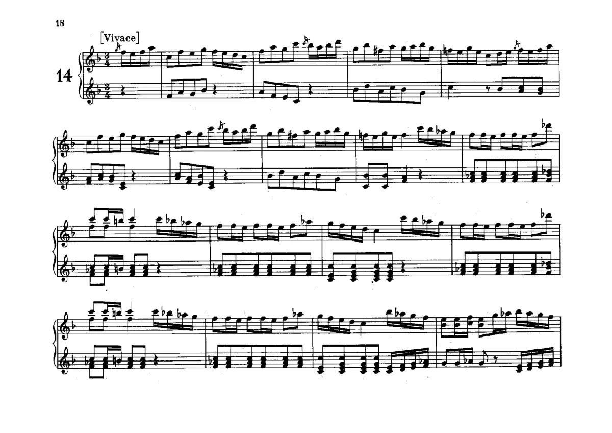 Flötenuhr in F major - Page 1