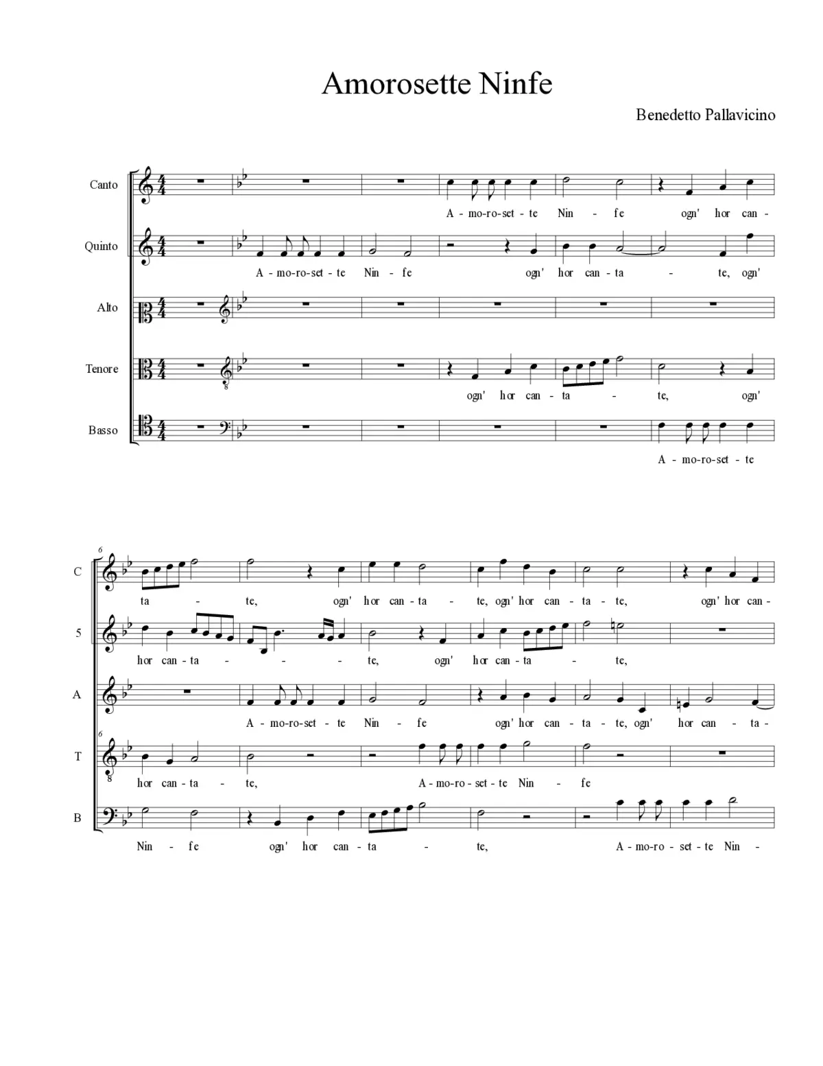 Amorosette Ninfe - Page 1