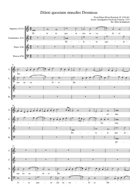 Dilexi quoniam exaudiet Dominus