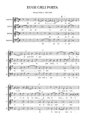 Euge caeli porta