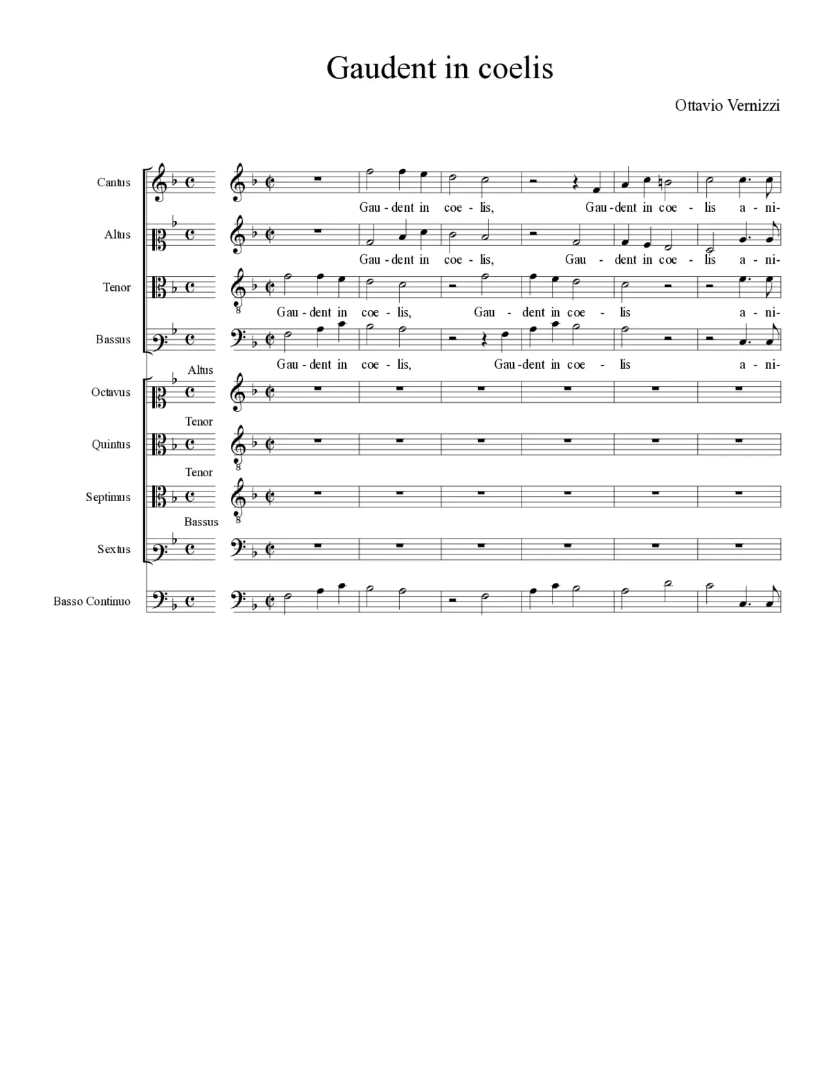 Gaudent in coelis - Page 1