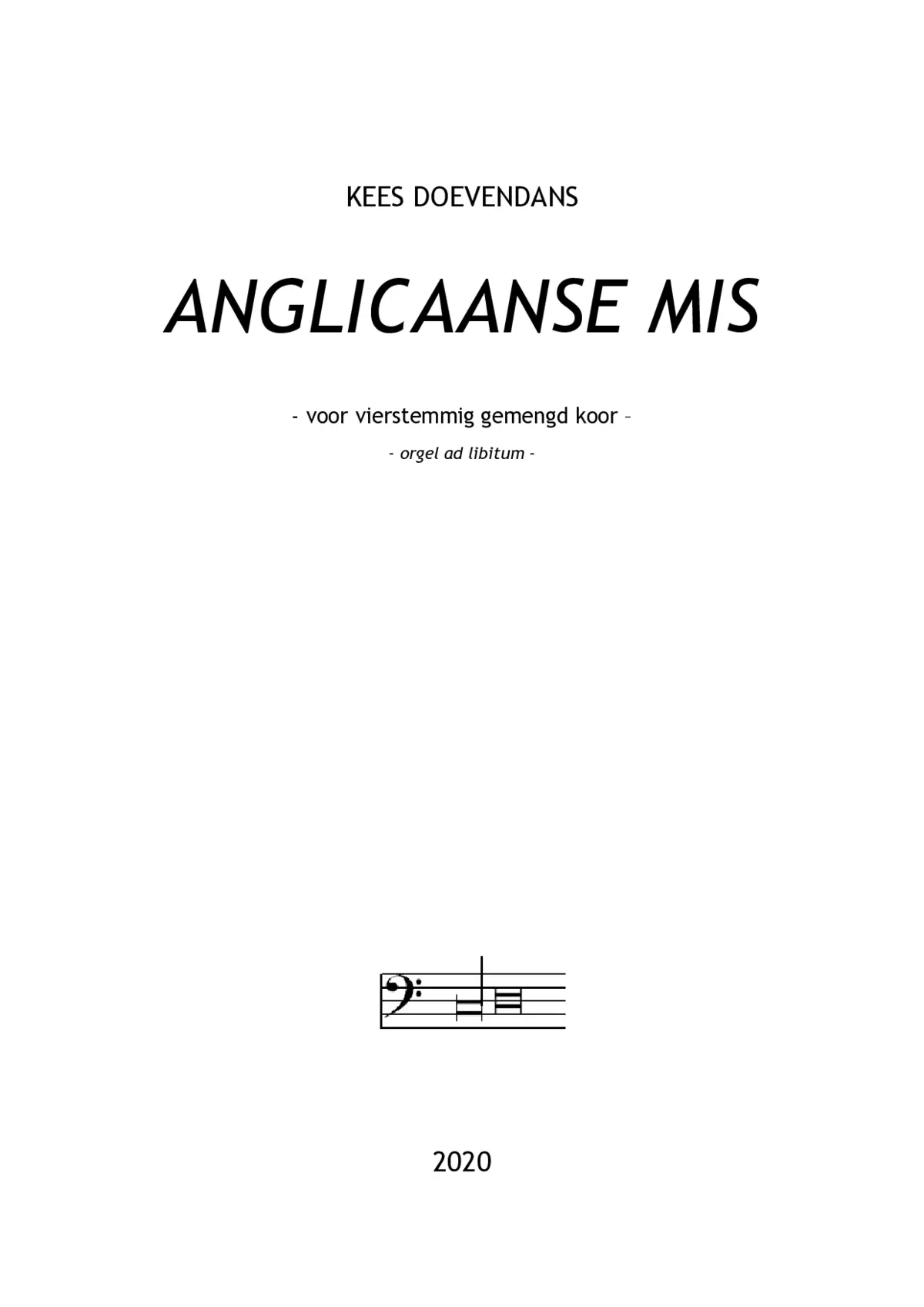 Anglicaanse Mis - Page 1