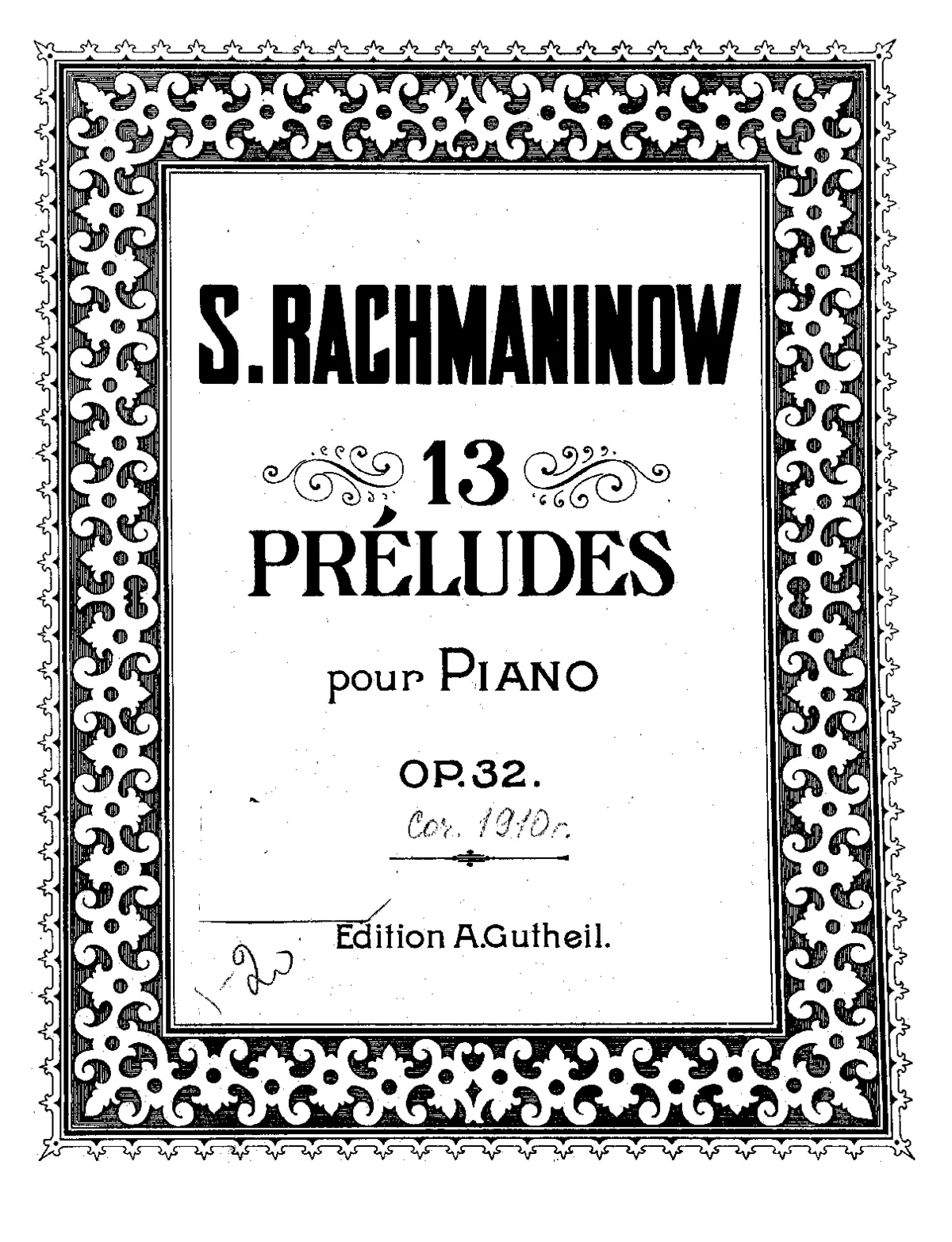 13 Preludes - Page 1