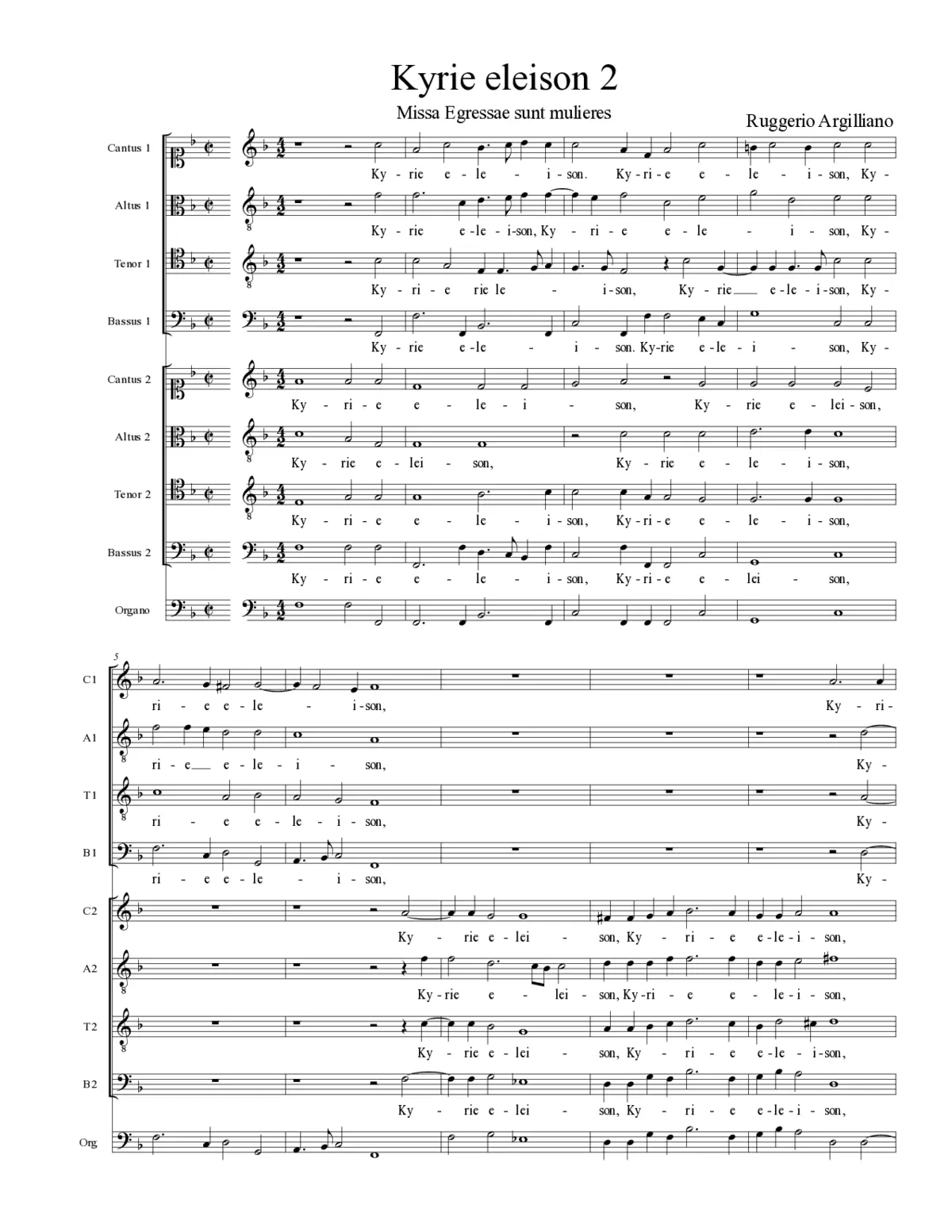 Kyrie eleison 2 - Page 1