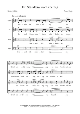 Ein Stündlein wohl vor Tag