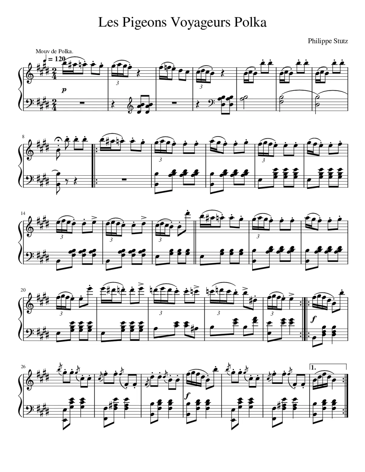 Les pigeons voyageurs - Page 1