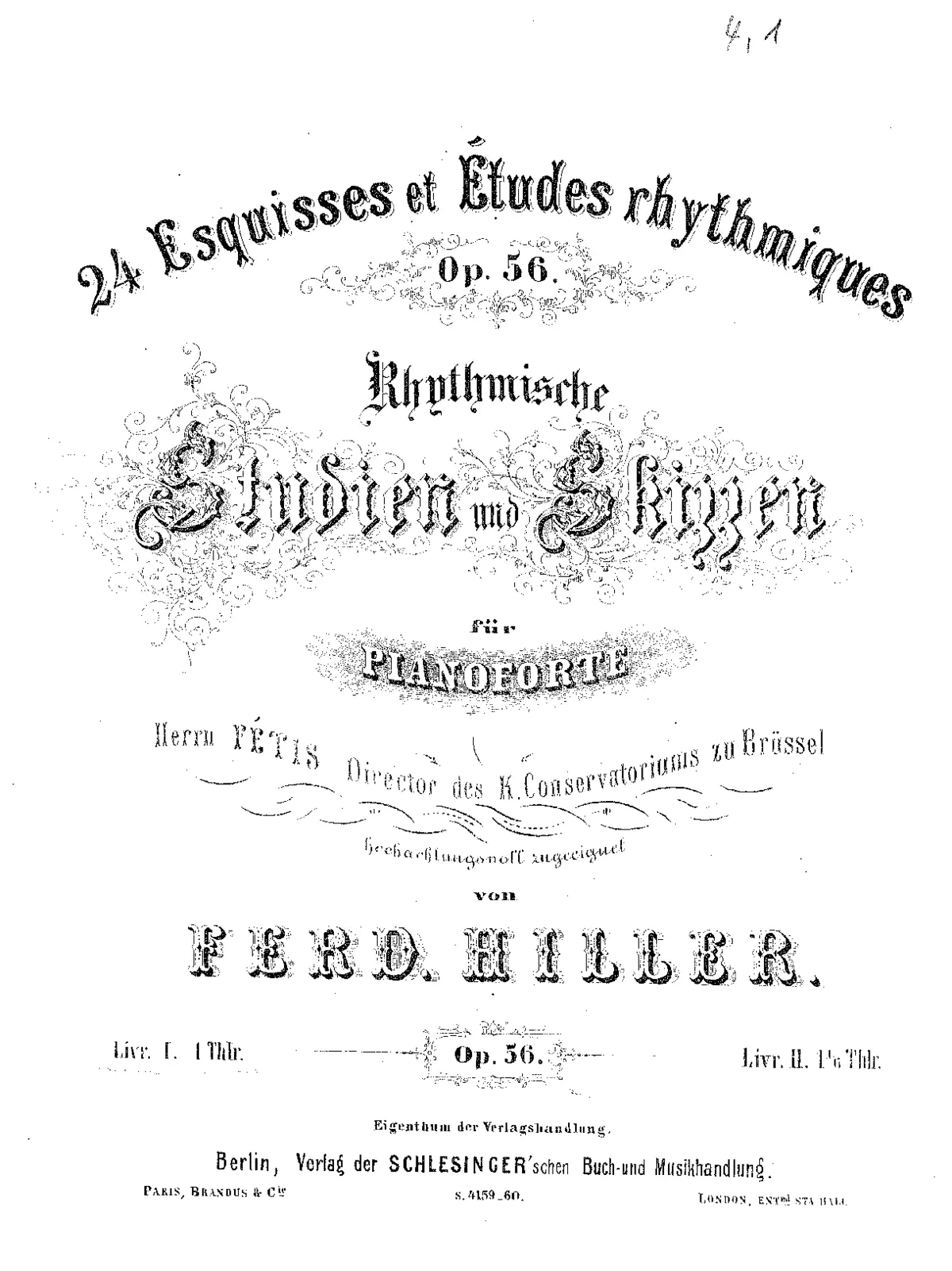 24 Esquisses et études rhythmiques - Page 1