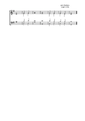 Single chant in G major