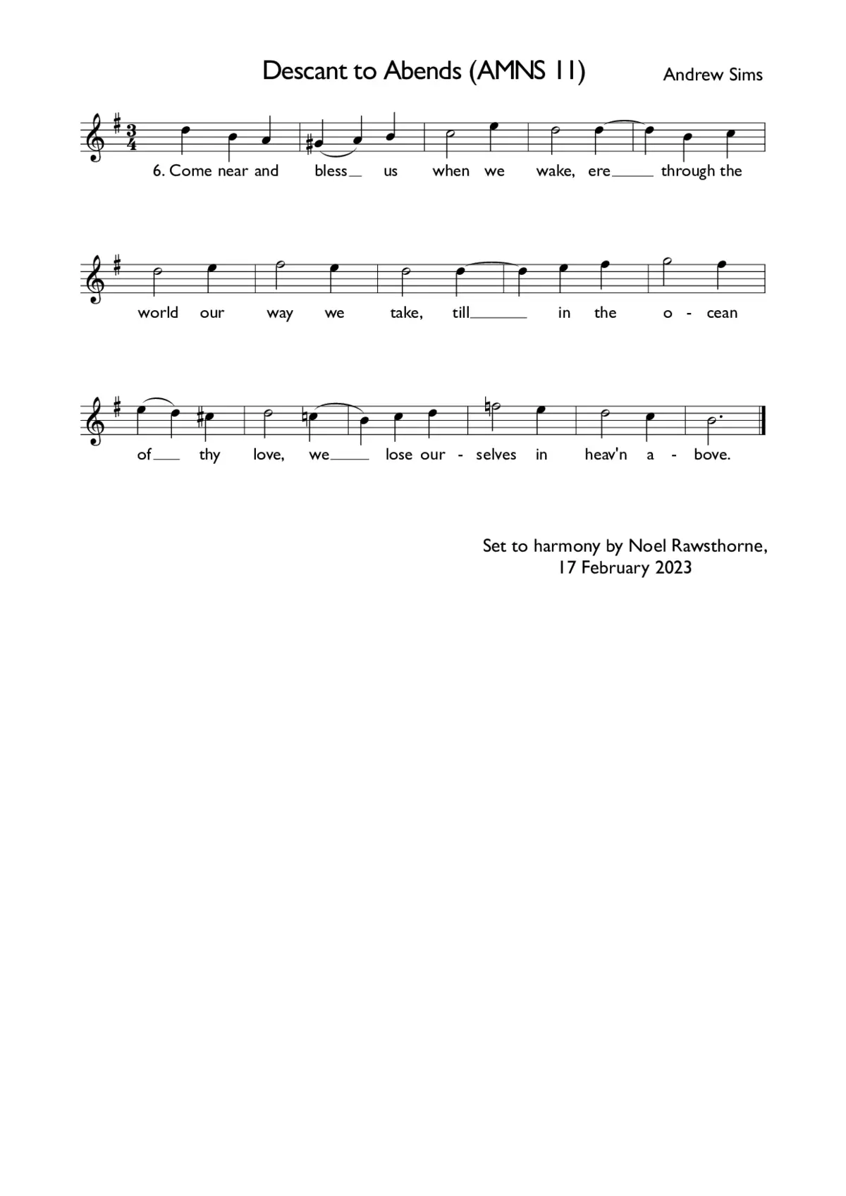 Abends - Page 1