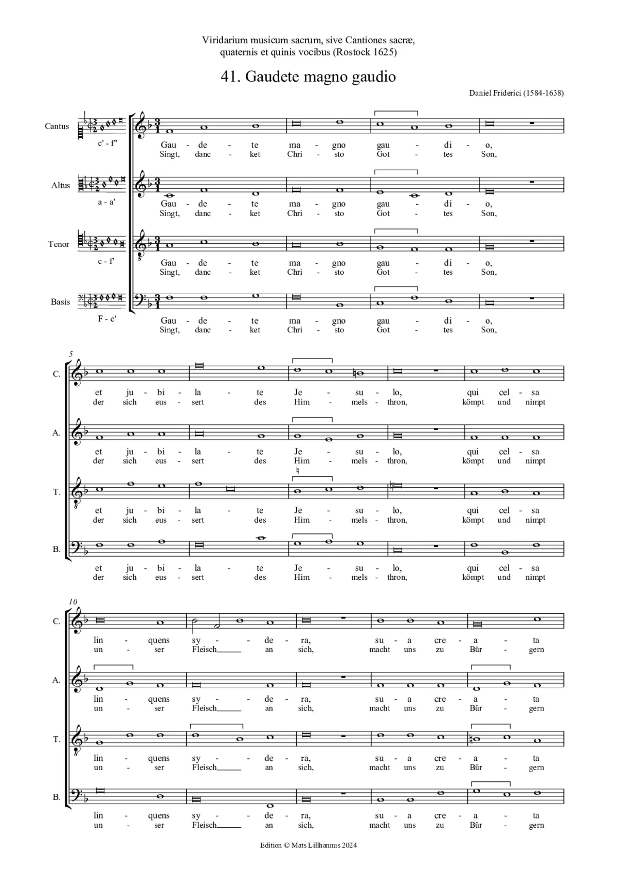 Gaudete magno gaudio - Page 1