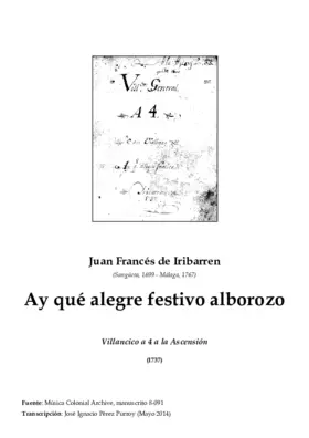 Ay, qué alegre festivo alborozo