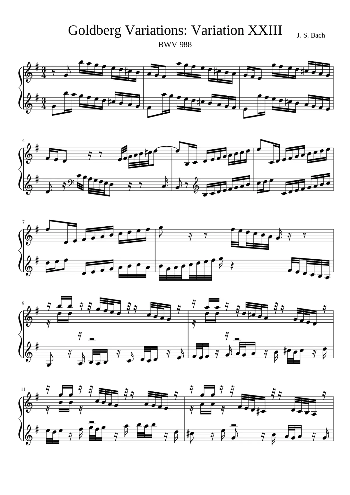 Goldberg-Variationen BWV 988 - Page 1