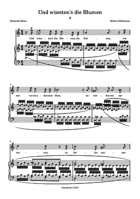 Und wüssten’s die Blumen