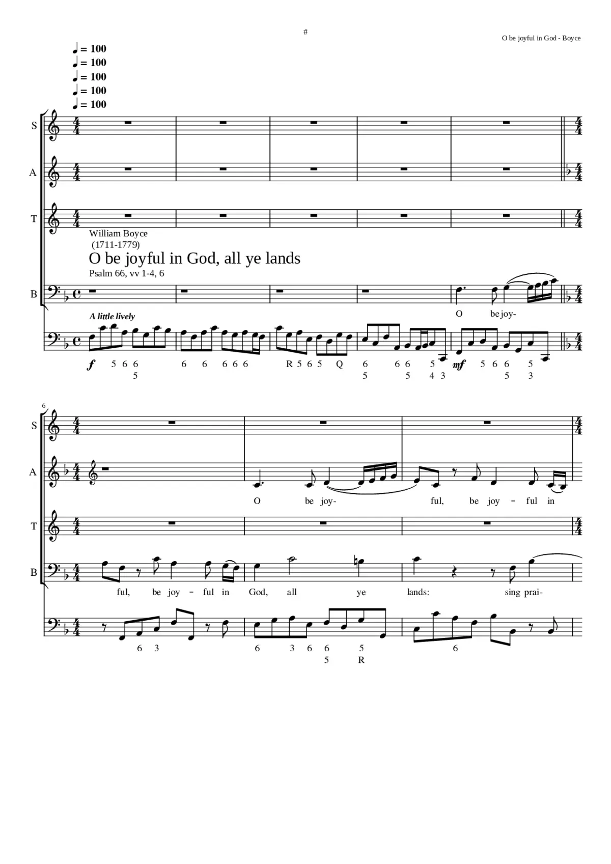O be joyful in God - Page 1