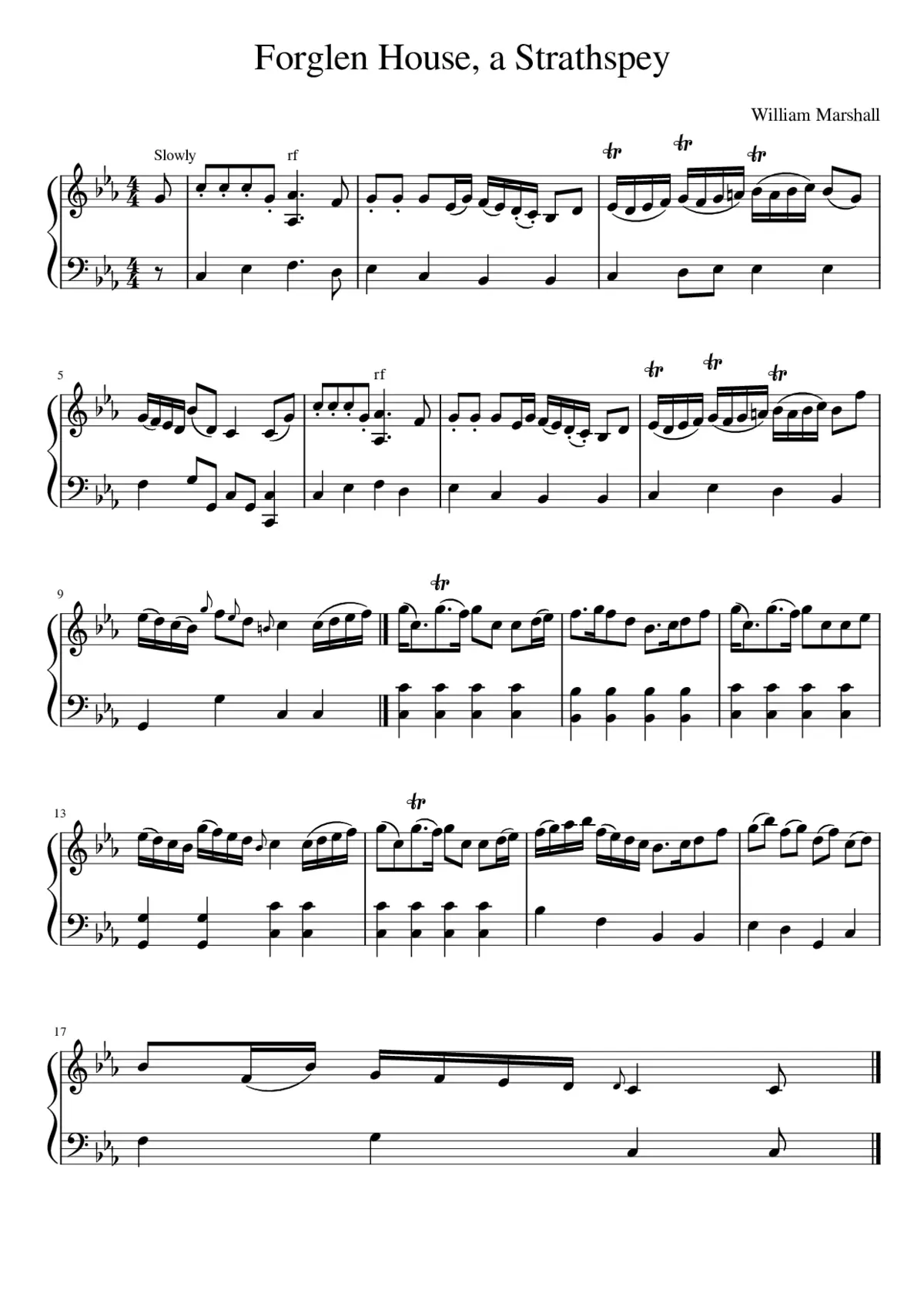 Forglen House a Strathspey - Page 1