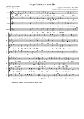 Magnificat octavi toni (II)