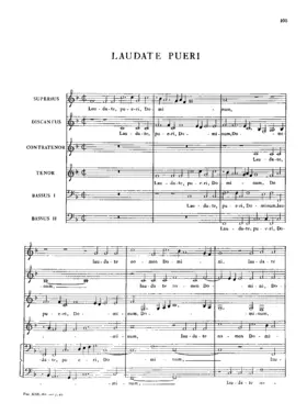Laudate pueri Dominum