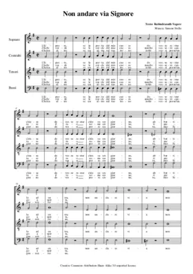 Non andare via Signore