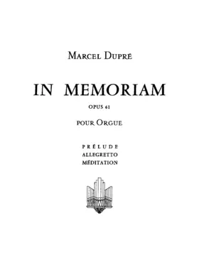 In Memoriam pour orgue