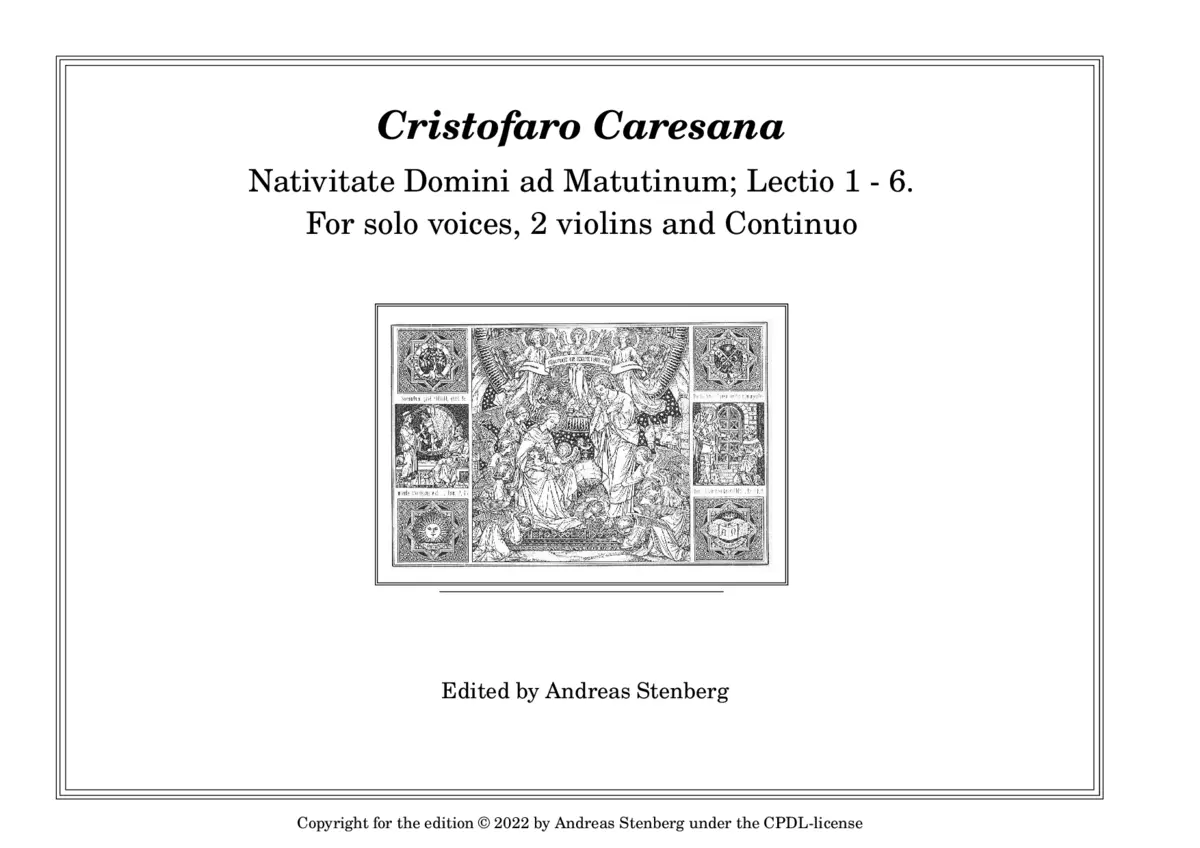 In Nativitate Domini ad Matutinum, Lectiones I - VI. - Page 1
